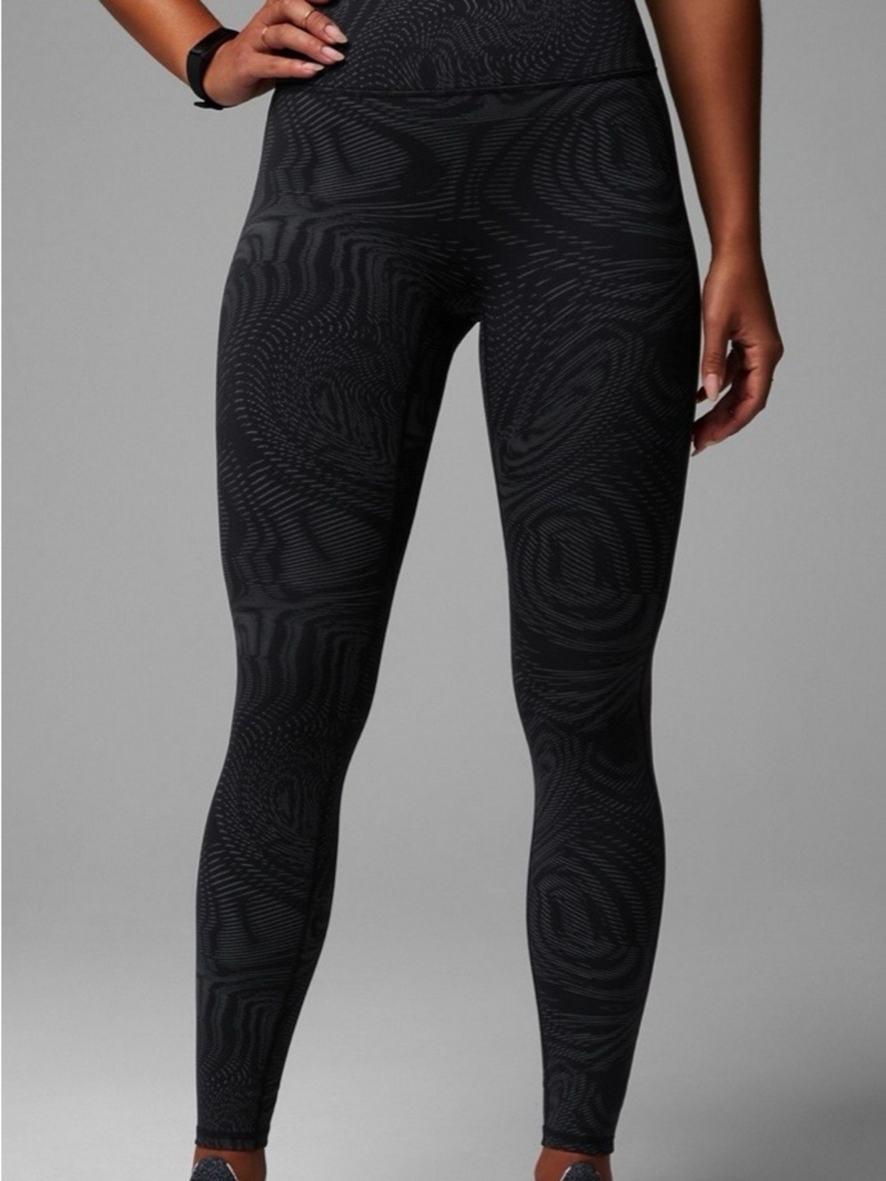 NWT Fabletics Motion 365 Anywhere Monochrome Leggings - Size M